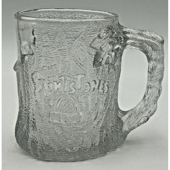 McDonald's Other - Vintage 1993 McDonald's Flintstones Treemendous Glass Mug Yubba Dubba Doo